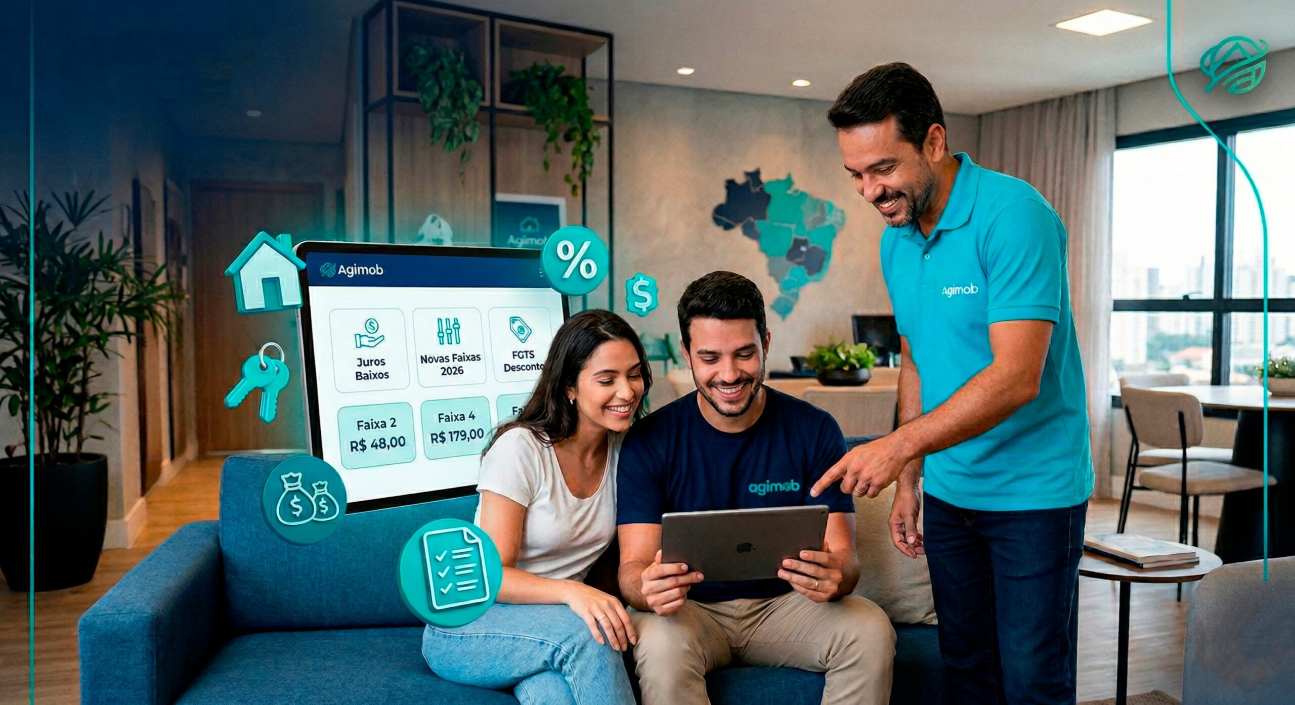 Quer entender os juros Minha Casa Minha Vida? Veja as novas faixas de renda de 2026 e descubra como financiar seu imóvel de forma simples e rápida.