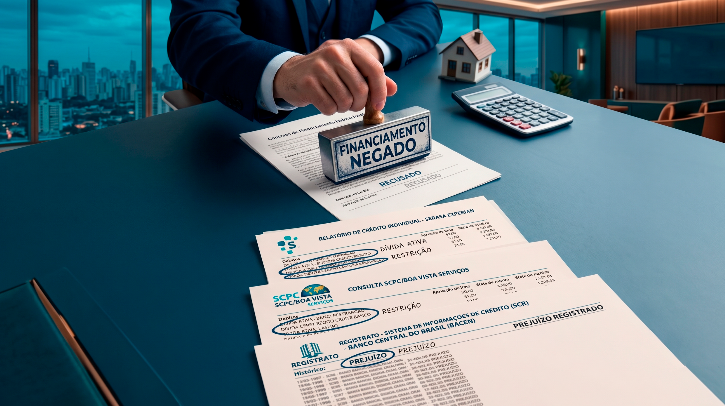 Posso financiar imóvel com nome sujo? O que os bancos analisam e como resolver restrições no meu CPF para aprovar meu crédito?